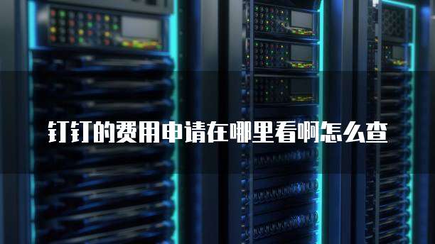 钉钉的费用申请在哪里看啊怎么查