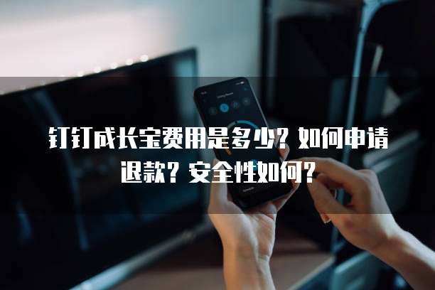 钉钉成长宝费用是多少?如何申请退款?安全性如何?