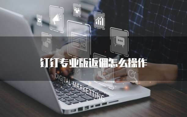 钉钉专业版返佣怎么操作