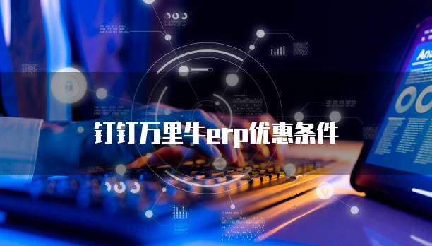 钉钉万里牛erp优惠条件