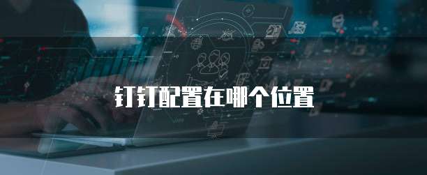 钉钉配置在哪个位置