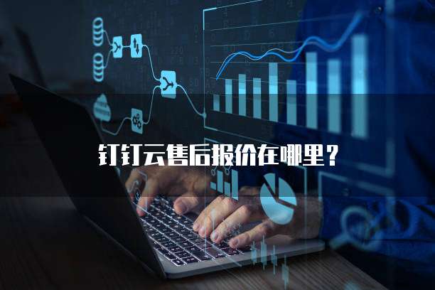 钉钉云售后报价在哪里？