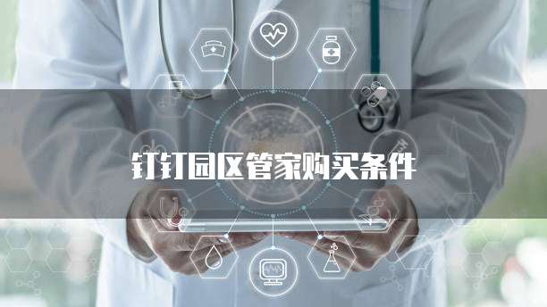 钉钉园区管家购买条件