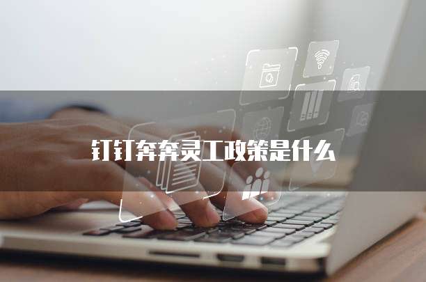钉钉奔奔灵工政策是什么