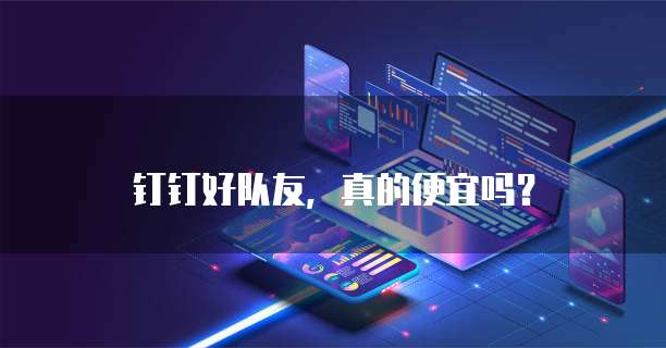 钉钉好队友,真的便宜吗?