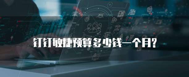 钉钉敏捷预算多少钱一个月?