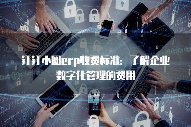 钉钉小圈erp收费标准:了解企业数字化管理的费用