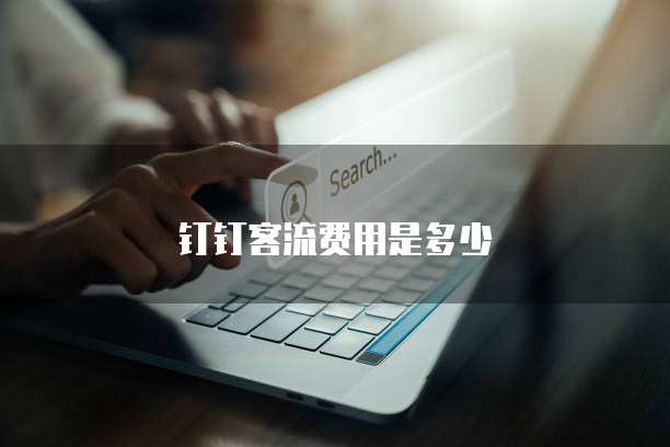 钉钉客流费用是多少