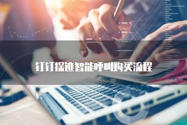 钉钉探迹智能呼叫购买流程