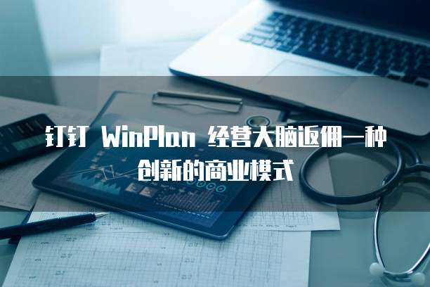 钉钉 WinPlan 经营大脑返佣一种创新的商业模式