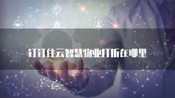 钉钉住云智慧物业打折在哪里
