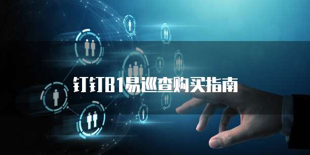 钉钉B1易巡查购买指南