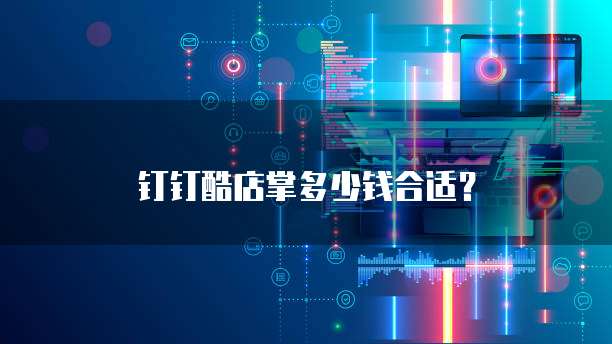 钉钉酷店掌多少钱合适？