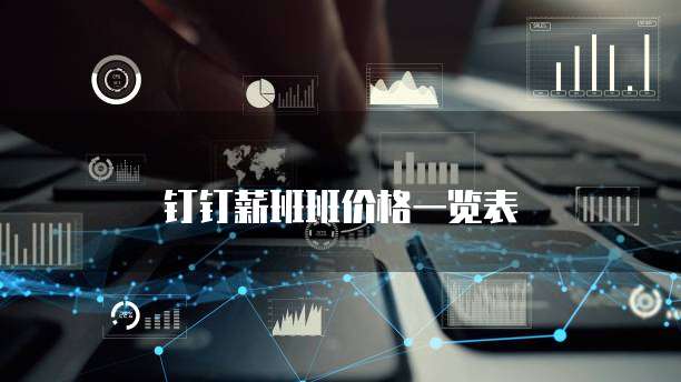 钉钉薪班班价格一览表