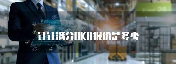 钉钉满分okr报价是多少
