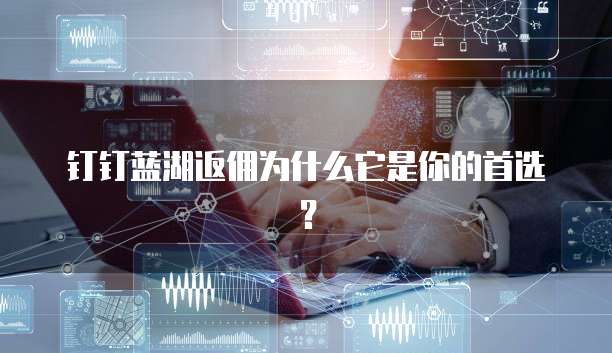 钉钉蓝湖返佣为什么它是你的首选?