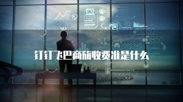钉钉飞巴商旅收费准是什么