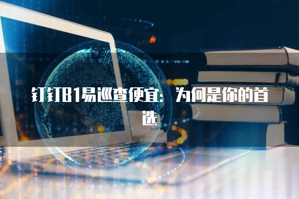 钉钉B1易巡查便宜:为何是你的首选