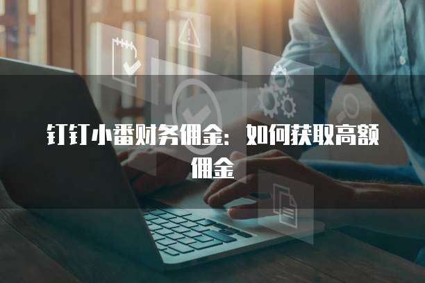 钉钉小番财务佣金:如何获取高额佣金