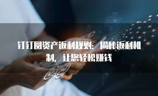 钉钉圆资产返利规则:揭秘返利机制,让您轻松赚钱