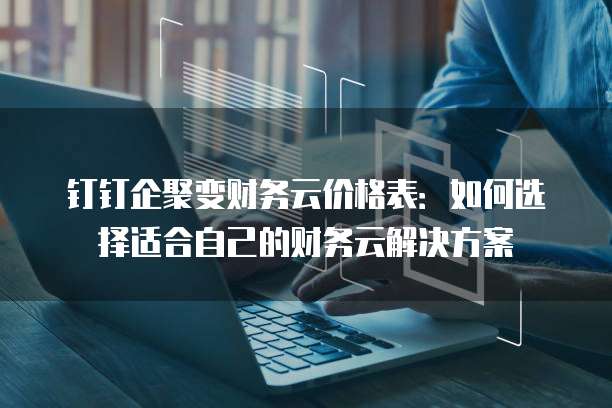 钉钉企聚变财务云价格表:如何选择适合自己的财务云解决方案