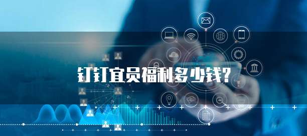钉钉宜员福利多少钱?