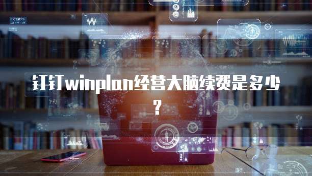 钉钉winplan经营大脑续费是多少?