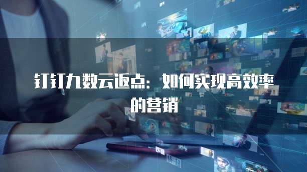 钉钉九数云返点:如何实现高效率的营销