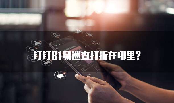 钉钉B1易巡查打折在哪里?