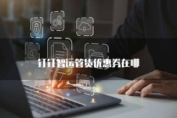 钉钉智运管货优惠券在哪