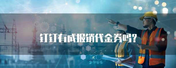 钉钉有成报销代金券吗?