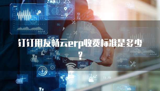 钉钉用友畅云erp收费标准是多少?