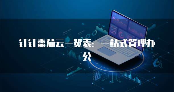 钉钉番茄云一览表:一站式管理办公