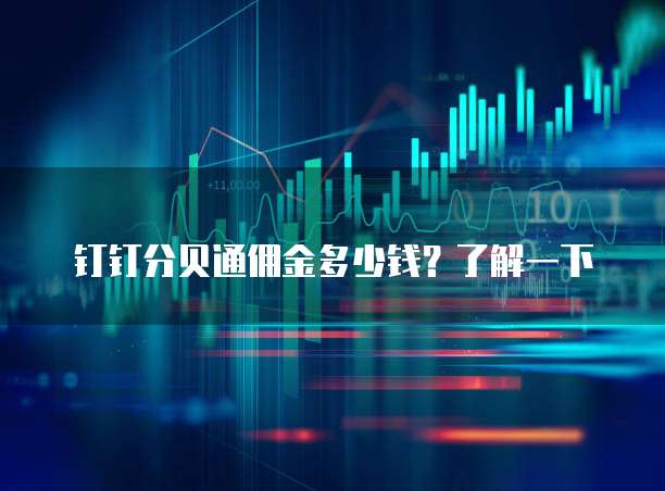 钉钉分贝通佣金多少钱？了解一下