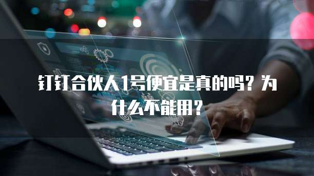 钉钉合伙人1号便宜是真的吗?为什么不能用?