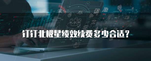 钉钉北极星绩效续费多少合适?
