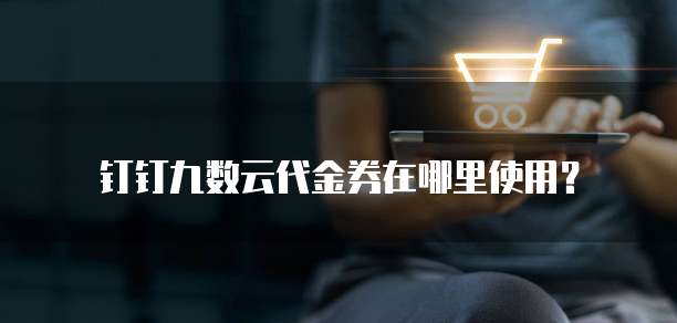 钉钉九数云代金券在哪里使用?