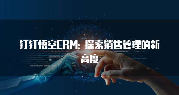 钉钉悟空CRM: 探索销售管理的新高度