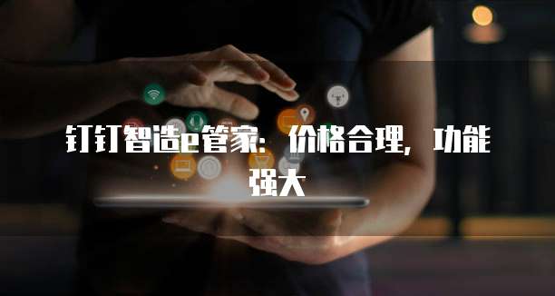 钉钉智造e管家:价格合理,功能强大