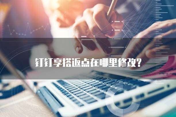钉钉享搭返点在哪里修改?