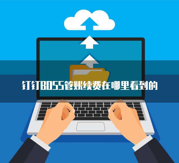 钉钉BOSS管账续费在哪里看到的
