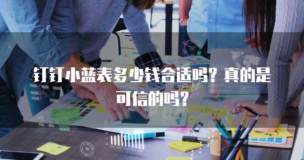 钉钉小蓝表多少钱合适吗?真的是可信的吗?
