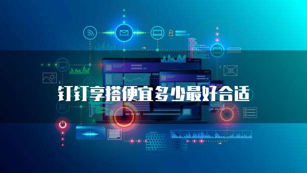 钉钉享搭便宜多少最好合适