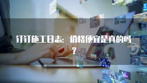 钉钉施工日志:价格便宜是真的吗?
