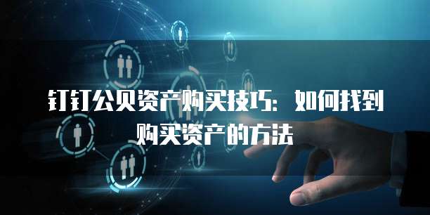 钉钉公贝资产购买技巧：如何找到购买资产的方法