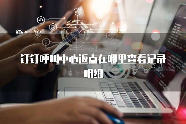 钉钉呼叫中心返点在哪里查看记录明细