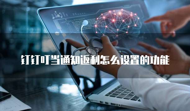 钉钉叮当通知返利怎么设置的功能