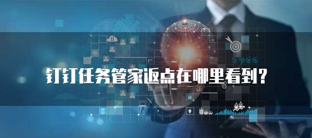 钉钉任务管家返点在哪里看到？