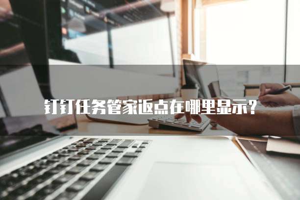 钉钉任务管家返点在哪里显示?