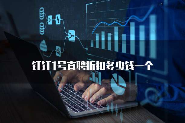 钉钉1号直聘折扣多少钱一个